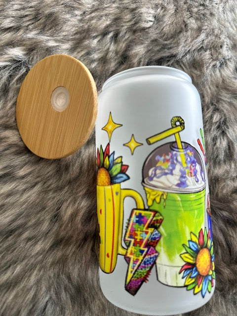 16oz UVDTF Frosted Glass *Ready to ship*