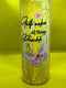 20oz. Faith Makes All Things Possible Crackle Method Epoxy UVDTF Tumbler *Ready to ship*