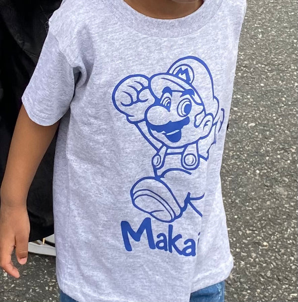 Super Mario Kids' Short Sleeve T Shirt (Black)