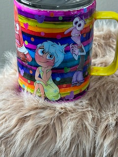 10oz Epoxy Coffee Tumbler - Ins*de Out Characters Joy,Fear,Anger,Sadness, Bing Bong