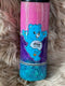 20 oz Duo Pink, Purple, & Blue Bear Design