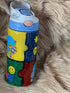Epoxy Autism Awareness Sippy Cup (Blue Lid)